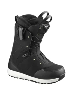 Boots De Snow Neuves Salomon Ivy Black / Lime 2021