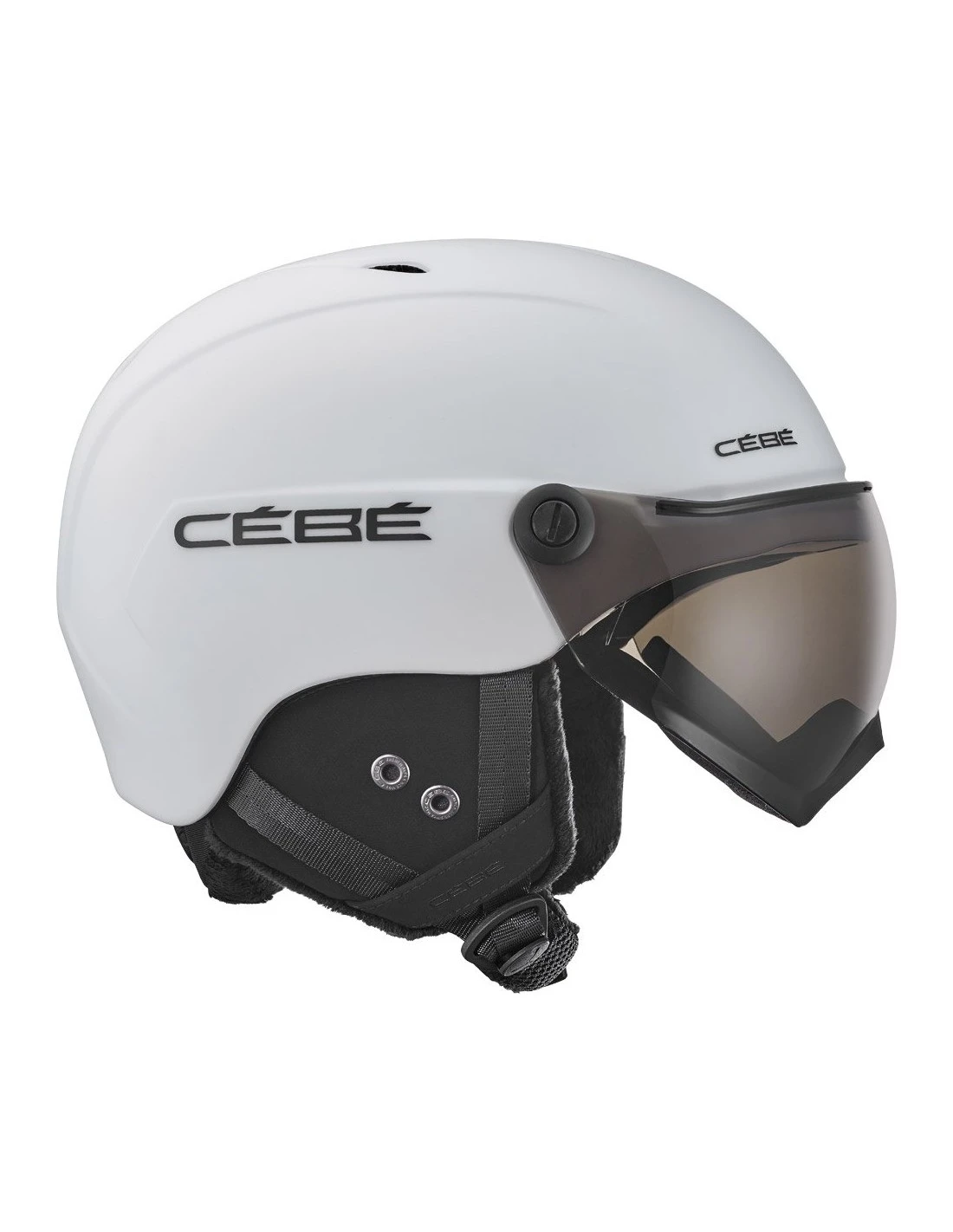 Casque De Ski Neuf Cébé Contest Vision Matt White Vario Photocromique Taille 54-56cm, 56-58cm, 59-61cm