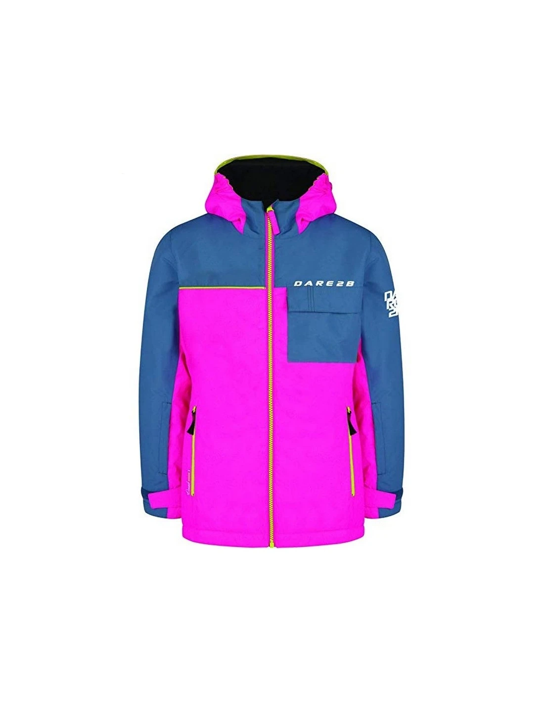 Veste De Ski Junior Neuve Dare 2B Jester Cyber Pink Astronomy Taille 3/4ans, 5/6ans, 9/10ans, 11/12ans, 14ans, 15/16ans